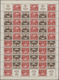 Nachlässe: DEUTSCHLAND-PARTIE - Gehaltvoller Posten In Einer Bogenmappe Mit Meist Bogen/-teilen, Dab - Lots & Kiloware (mixtures) - Min. 1000 Stamps