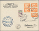 Nachlässe: BELEGE-PARTIE WELTWEIT - Schachtel Mit U.a. Zeppelinpost, Dt.Reich Gebrauchten Auslandska - Vrac (min 1000 Timbres)