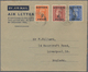 Bahrain: 1948/57, Franked Airletters (6) Used To England Or USA: KGVI At The 6 Annas Tariff KGVI 2 A - Bahrein (1965-...)