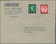 Delcampe - Bahrain: 1948/57, Franked Airletters (6) Used To England Or USA: KGVI At The 6 Annas Tariff KGVI 2 A - Bahreïn (1965-...)