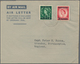 Delcampe - Bahrain: 1948/57, Franked Airletters (6) Used To England Or USA: KGVI At The 6 Annas Tariff KGVI 2 A - Bahrein (1965-...)