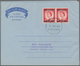 Delcampe - Bahrain: 1948/57, Franked Airletters (6) Used To England Or USA: KGVI At The 6 Annas Tariff KGVI 2 A - Bahrein (1965-...)