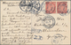 China: 1898/1913 (ca.), Picture Post Cards (10) At The 4 C. Rate In Various Combinations Of Coiling - Autres & Non Classés