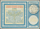 China - Ganzsachen: 1907/30, International Reply Coupons Rome Design, 25 C. Pmkd. "HANKOW 4.9.31" An - Cartes Postales