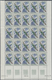 Französische Gebiete In Der Antarktis: 1976, Wildlife, Complete Set Of Six Stamps In (folded) Blocks - Lettres & Documents