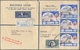 Kuwait: 1961/81, Covers (116, Inc. One FDC), Official Mails With Red Pp Daters Or Machine Marks (19) - Kuwait