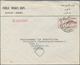 Kuwait: 1961/81, Covers (116, Inc. One FDC), Official Mails With Red Pp Daters Or Machine Marks (19) - Koweït