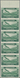 Syrien: 1934, Airmails 1pi. Green With Blank Value Field And Imperforate, Marginal Block Of Eight An - Syrien