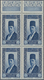 Syrien: 1934, Proclamation Of Republic, Two Values With Blank Value Fields: (15pi.) Ultramarine (two - Syrie
