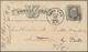 Vereinigte Staaten Von Amerika - Ganzsachen: 1877/82 (ca.), Stationery Cards 1 C. Black (17) With Po - Autres & Non Classés