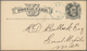Vereinigte Staaten Von Amerika - Ganzsachen: 1877/82 (ca.), Stationery Cards 1 C. Black (17) With Po - Autres & Non Classés