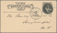 Vereinigte Staaten Von Amerika - Ganzsachen: 1878/81, Stationery Card 1 C. Black With Boston Duplex - Autres & Non Classés