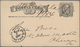 Vereinigte Staaten Von Amerika - Ganzsachen: 1878/84, Stationery Card 1 C. Black With Various Manusc - Autres & Non Classés