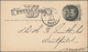 Vereinigte Staaten Von Amerika - Ganzsachen: 1879/81, Stationery Card 1 C. Black (11) With Circular - Autres & Non Classés