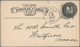 Vereinigte Staaten Von Amerika - Ganzsachen: 1879/81, Stationery Card 1 C. Black (11) With Circular - Autres & Non Classés