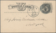 Delcampe - Vereinigte Staaten Von Amerika - Ganzsachen: 1879/81, Stationery Card 1 C. Black (11) With Circular - Autres & Non Classés