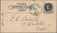 Delcampe - Vereinigte Staaten Von Amerika - Ganzsachen: 1879/81, Stationery Card 1 C. Black (11) With Circular - Autres & Non Classés