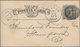 Delcampe - Vereinigte Staaten Von Amerika - Ganzsachen: 1879/81, Stationery Card 1 C. Black (11) With Circular - Autres & Non Classés