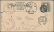 Vereinigte Staaten Von Amerika - Ganzsachen: 1880 (around), Stationery Card 1 C. Black Used With Var - Autres & Non Classés