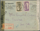 Französische Kolonien: 1939/1945, CENSOR WWII: Valuable Lot With Ca.30 Censored Covers, Comprising M - Autres & Non Classés