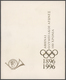 Thematik: Olympische Spiele / Olympic Games: 1996, Greece, 100 Years Of Modern Olympic Games, Three - Other & Unclassified