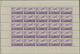 Frankreich: 1936, Airmails, 2.25fr. Violet, Two (folded) Sheets With 25 Stamps Each (coins Dates "13 - Collections