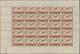 Frankreich: 1936, Airmails, 3.50fr. Yellow-brown, Two (folded) Sheets With 25 Stamps Each (coins Dat - Collections