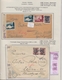 Kroatien: 1941/1945, Interesting Lot Of 16 Censored Covers And Stationeries On Exhibition Pages, Com - Croatie