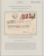 Kroatien: 1941/1945, Interesting Lot Of 16 Censored Covers And Stationeries On Exhibition Pages, Com - Croatie