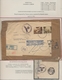 Kroatien: 1941/1945, Interesting Lot Of 16 Censored Covers And Stationeries On Exhibition Pages, Com - Croatie