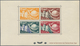 Monaco: 1949, 75 Years UPU Lot Of MNH Epreuve D'artiste Imperforated And Perfortated: 5f., 15f. And - Unused Stamps