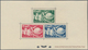 Delcampe - Monaco: 1949, 75 Years UPU Lot Of MNH Epreuve D'artiste Imperforated And Perfortated: 5f., 15f. And - Unused Stamps