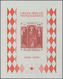 Monaco: 1973, 25 Years Red Cross Of Monaco IMPERFORATE Miniature Sheet, 100 Copies Mint Never Hinged - Neufs