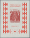 Monaco: 1973, 25 Years Red Cross Of Monaco IMPERFORATE Miniature Sheet, Ten Copies Mint Never Hinged - Neufs