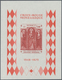 Monaco: 1973, 25 Years Red Cross Of Monaco IMPERFORATE Miniature Sheet, Ten Copies Mint Never Hinged - Nuevos