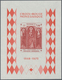 Monaco: 1973, 25 Years Red Cross Of Monaco IMPERFORATE Miniature Sheet, Ten Copies Mint Never Hinged - Nuevos