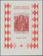 Delcampe - Monaco: 1973, 25 Years Red Cross Of Monaco IMPERFORATE Miniature Sheet, Ten Copies Mint Never Hinged - Neufs