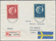 Schweden: 1831/1980, Very Contrasting Lot Of 520 Letters And Cards Beginning With Two Pre Philatelic - Covers & Documents