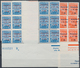 Dt. Besetzung II WK - Mazedonien: 1944, 1 L. Auf 10 St. Rotorange Und 3 L. Auf 15 St. Blau, Engros-B - Occupation 1938-45