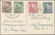 Delcampe - Deutschland Nach 1945: 1948/1965, 120 Briefe Und Ganzsachen, Dabei 10-fach Frankaturen, Paketkarten, - Collections