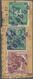 Sowj. Zone - Bezirkshandstempel: 1948, Konvolut Mit 14 Marken Auf 5 Verschiedenen Paketkarten-Aussch - Autres & Non Classés