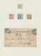 Delcampe - Thurn & Taxis - Marken Und Briefe: 1852/1868, Interessante Sammlung Auf Selbst Gestalteten Blättern - Sonstige & Ohne Zuordnung