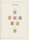 Württemberg - Marken Und Briefe: 1830/1920, Gestempelte Und Ungebrauchte Sammlung Auf Leuchtturm-Blä - Sonstige & Ohne Zuordnung