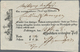Württemberg - Postscheine: 1834/1871, Partie Von Sieben Postscheinen Und Zehn Feldpost-Briefen/-Kart - Autres & Non Classés