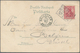Deutsches Reich: 1883/1944. Interessantes Belegelot Von 7 Briefen, 2 Karten Und 1 Dokument. Dabei: S - Sammlungen