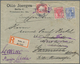 Delcampe - Deutsches Reich - Germania: 1900/1921, Reichhaltiger Sammlungsbestand Mit Ca.190 Belegen Ab Germania - Collections