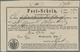 Deutsches Reich - Besonderheiten: 1858/99, Ca. 35 Postscheine, Posteinlieferungsscheine, Einzahlungs - Other & Unclassified
