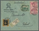 Deutsche Abstimmungsgebiete: Saargebiet: 1922-1927, Partie Von über 90 Belegen Mit Frankaturen Der F - Lettres & Documents