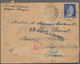 Deutsche Besetzung II. WK: 1939/1945, Umfangreicher Posten Von Ca. 230 Belegen. Dabei Post Aus Bzw. - Occupation 1938-45