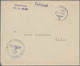 Feldpost 2. Weltkrieg: 1941/1943, Lot Von Fünf Belegen, Dabei Dreimal Norwegen, R-Brief Mit Gefallen - Other & Unclassified
